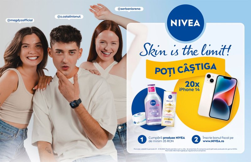 Skin is the limit! NIVEA is for skin. 